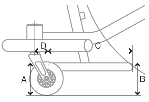 フットサポート図