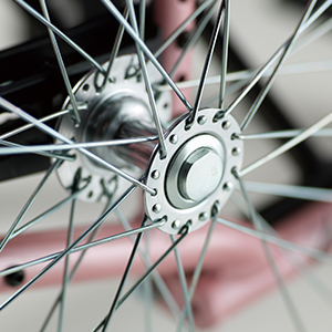 鉄スポークホイール（車軸固定）